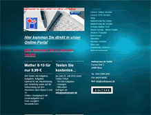 Tablet Screenshot of mathepower.de